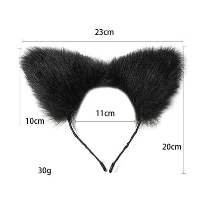 VaHppy SM BDSM Sex Toy Sets role-playing Fox 5pcs/lot Plush Anal Plug Tail Bell Collar Mouth Plugs White/Black/Pink Couple games GOOD Vibrations