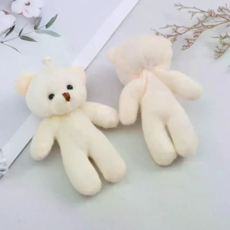 10/12/18/20Pcs Birthday Wedding Party Favors Supplies DIY Accessory Mini Cute Cartoon Plush Bear Girl Gift Doll Toys Good Vibrations