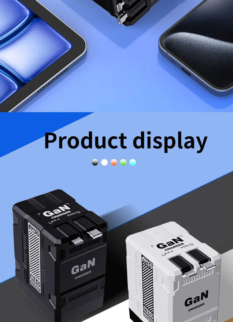 GaN 20W Fast charging PD3.0 Charger Type C lighting For iPhone 12 13 Samsung Huawei Xiaomi Mobile Phone EU/US Plug Wall Charger Good Vibrations