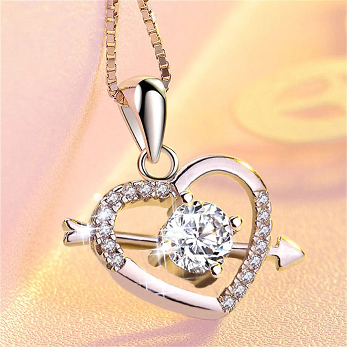 925 Sterling Silver AAA Zircon Necklace Chain High Quality Fashion Jewelry For Women Men Wedding Birthday Party Gift Good Vibrations