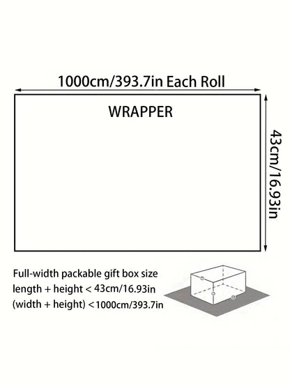 Christmas Gift Wrapping Paper Gift Wrapping Paper Christmas Trees Packaging Gift Paper Suitable for Birthdays and Festivals Good Vibrations