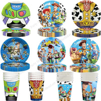 7/9 inch Toy Story Party Plates Birthday Decor Tableware Buzz Lightyear Paper Dish Cups Baby Shower Kids Favors Party Supplies Good Vibrations
