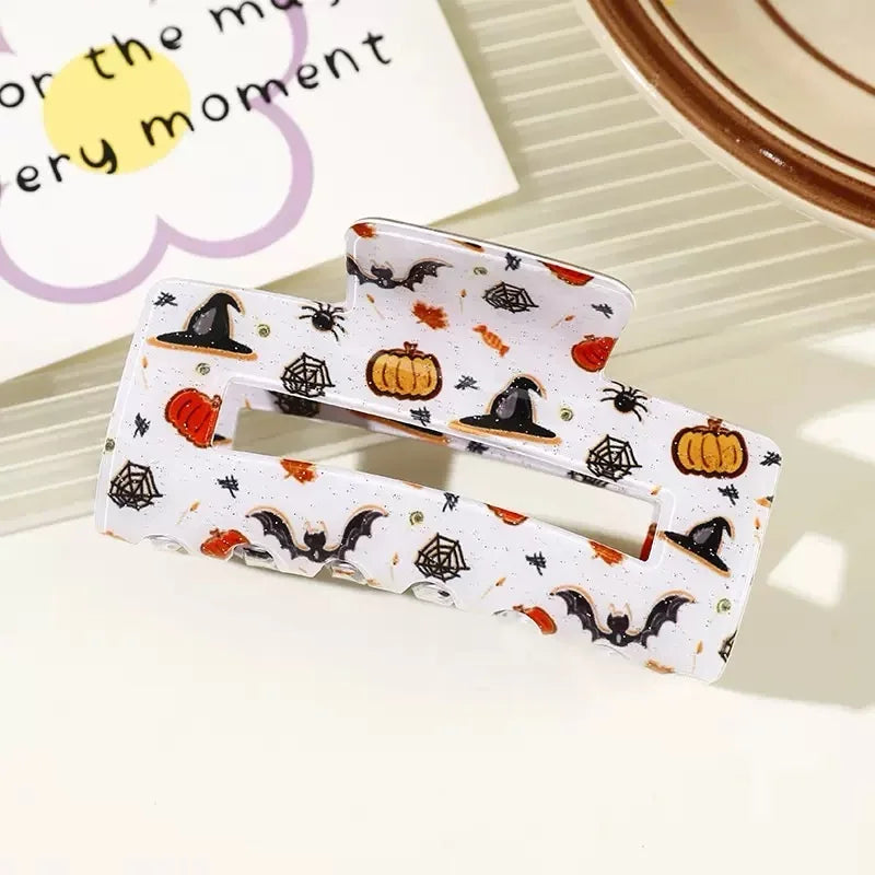 Halloween Theme - With Ghost/Pumpkin/Bat Patterns, Perfect For Holiday Party Costumes, Fashion Accessories For Women And Girls Good Vibrations