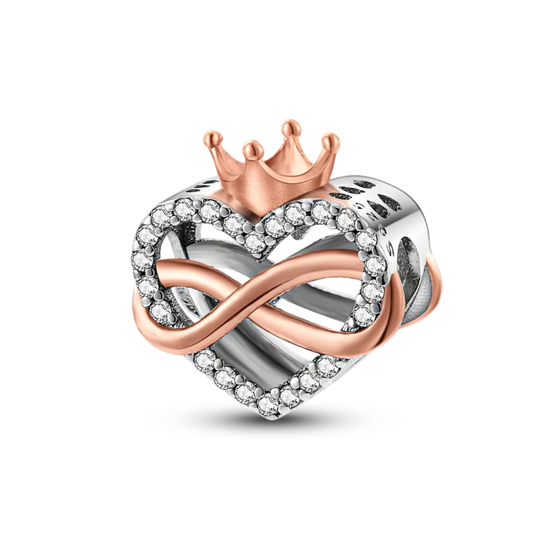 Heart Shape 925 Sterling Silver Family Lover Affection Pendant Charm Beads Fit Original Bangle Bracelet DIY Jewelry For Women Good Vibrations