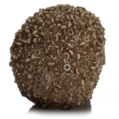 Resin Screw Gear Mechanical Style Skull Decorative Crafts Ornament Home Decor Statue Halloween Decoration Sculpture Skull Statue Good Vibrations