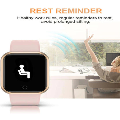 Smart Watches Fitness Bracelet Women Men Bluetooth Connected Phone Music Sports Bracelet Sleep Monitor Y68 Clock Smartwatch D20 Good Vibrations Adult Super Store