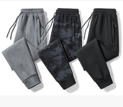 2023 Autumn/Winter New Camouflage Bunched Feet Casual Pants Men's Sweatpants Plus Size Small Feet Pants For Fat Men Good Vibrations