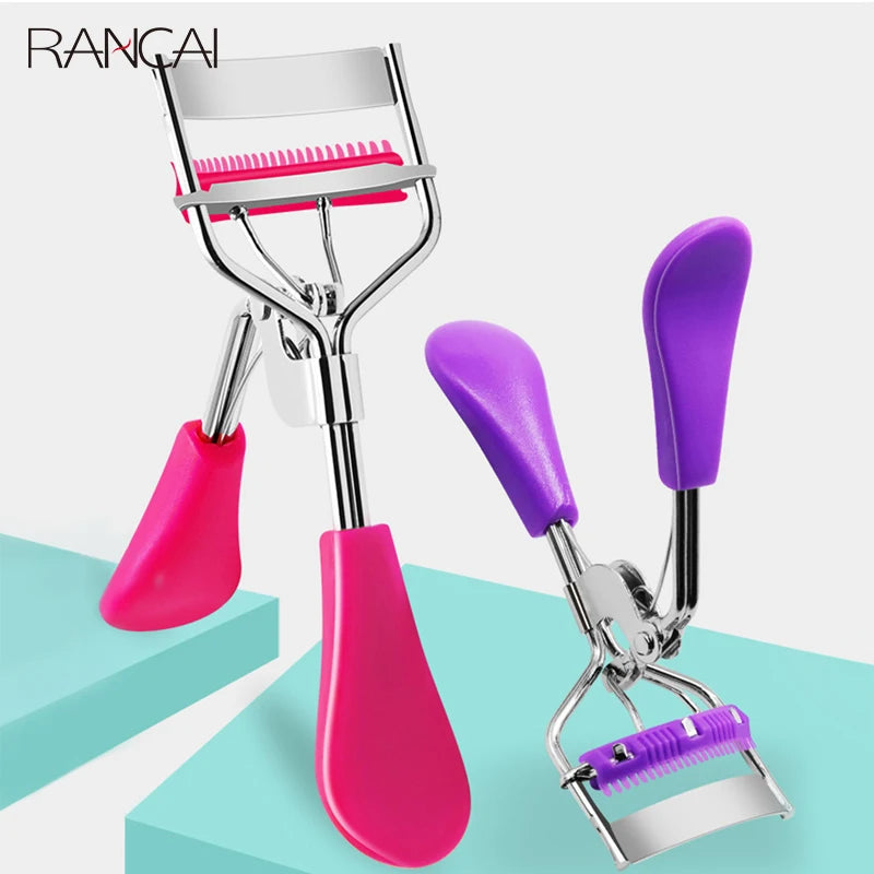 1pcs Eyelash Curler Make-up for women Beauty makeup tools Cosmetics Lady Eye Lashes Curling With Comb Clip Eyelashes Tool Good Vibrations