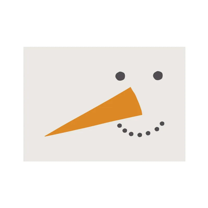 Christmas Tree Santa Claus Snowman Reindeer Posters Prints Canvas Printing Wall Art Pictures for Holiday Living Room Home Decor Good Vibrations