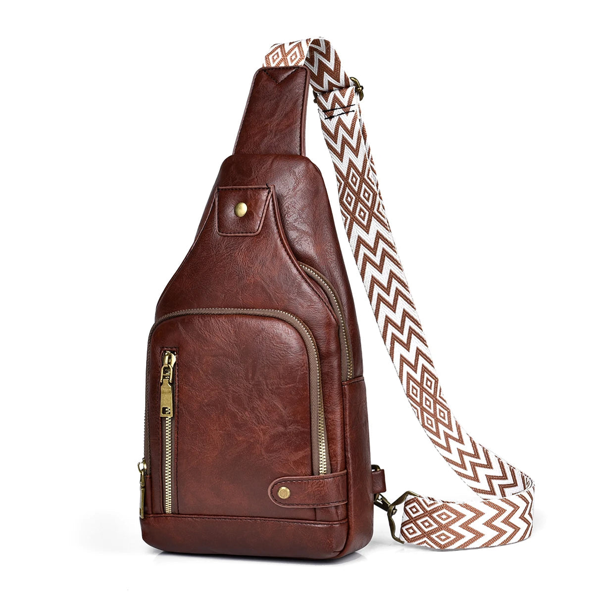 New Shoulder Bag Man  Casual Chest Business Male MultiFunctional Women Backpack Cycling Sports Rucksack Men's Handbag Crossbody Good Vibrations