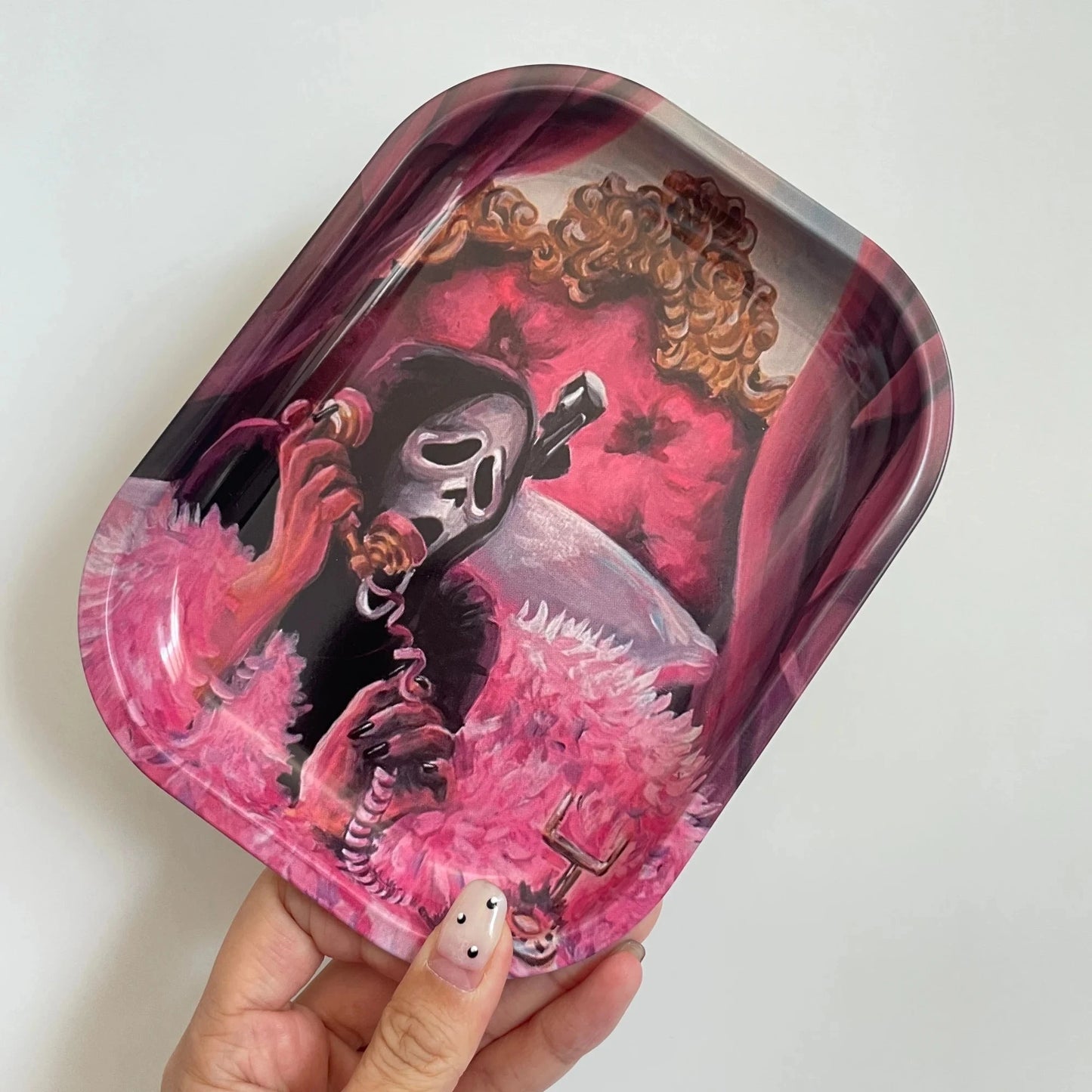 7x5.5inch Rolling Tray Tobacco Smoke Accessories Good Vibrations