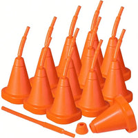 8 Plastic Racing Car Party Cup With Straw, Building Shaped Cup, Cone Party Cup, Birthday Gift, Great For Traffic Theme Party Good Vibrations