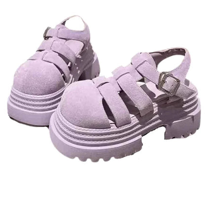 High Heels Women Sandals Cozy Platform Shoes Walking Casual Pumps Designer Woman Slippers 2025 Summer New Trend Mujer Zapatillas Good Vibrations