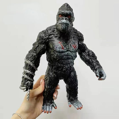 24cm Godzilla King of Monsters Runaway Mechanical Red lotus Planet Godzilla Action Figure Collection Model Toy Kid Birthday Gift Good Vibrations