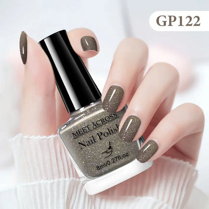 8ml Water-Based Nail Polish 48 Colors Long Lasting Quick Drying No Need of Lamp to Cure Nail Supplies Vernis for Nails Manicure Good Vibrations