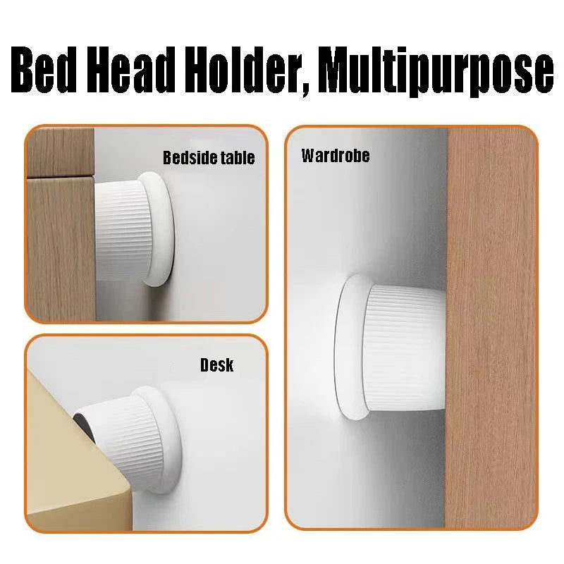 Headboard Stoppers for Wall, 40-65mm Adjustable Wall Bed Stoppers, Threaded Headboard Pad, Easy Install forBeds, Cabinets, Sofas Good Vibrations
