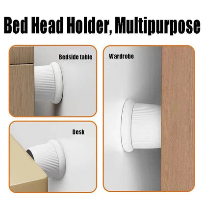 Headboard Stoppers for Wall, 40-65mm Adjustable Wall Bed Stoppers, Threaded Headboard Pad, Easy Install forBeds, Cabinets, Sofas Good Vibrations