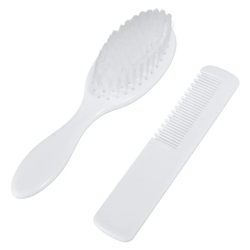 Baby Hair Brush & Comb Set Children Hair Brush Soft Nylon Bristle Cradle Caps Hair Brush for Toddler Infant  Massage Dropship Good Vibrations