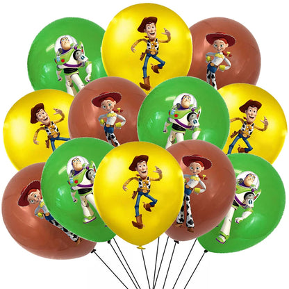 Toy Story Decoration Kids Party Favors Plates Children Girls Birthday Blue Sky White Clouds Balloons Party Supplies Baby Shower Good Vibrations