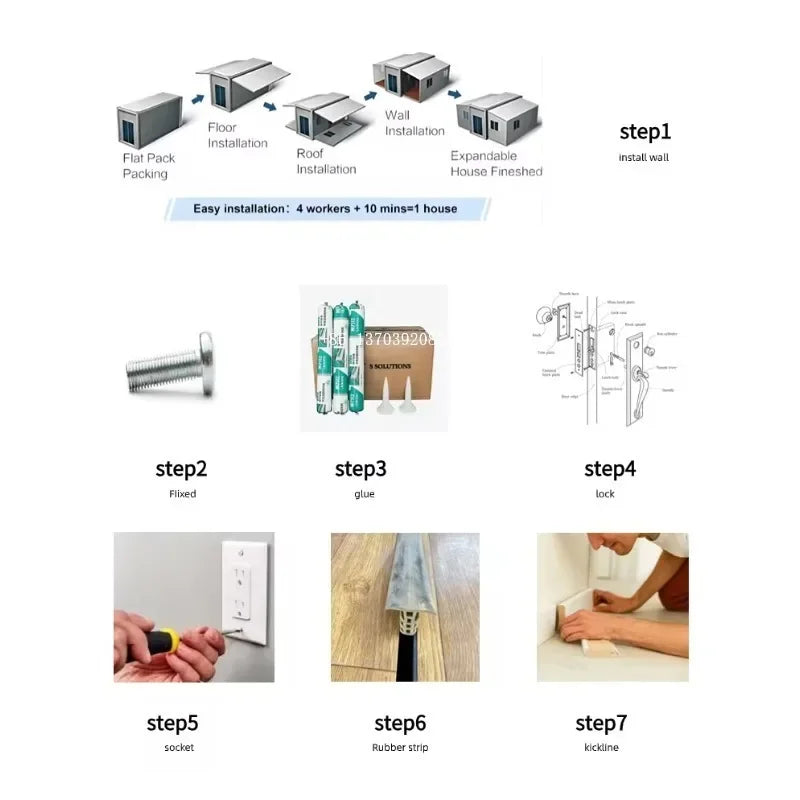 20Ft Australia Modern Granny Flat 2 Bedroom Luxury Predfabricated Container Homes Tiny House Expandable Container House Good Vibrations