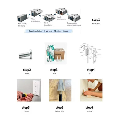 20Ft Australia Modern Granny Flat 2 Bedroom Luxury Predfabricated Container Homes Tiny House Expandable Container House Good Vibrations