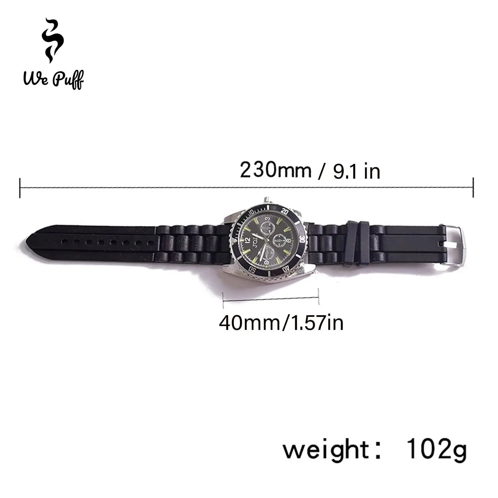 Watch Design Zinc Alloy Dry Herb Herbal Crusher 40mm Diameter Tobacco Grinders for Smoking Accessories Cutting Machine Men Gift Good Vibrations Adult Super Store