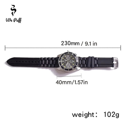 Watch Design Zinc Alloy Dry Herb Herbal Crusher 40mm Diameter Tobacco Grinders for Smoking Accessories Cutting Machine Men Gift Good Vibrations Adult Super Store