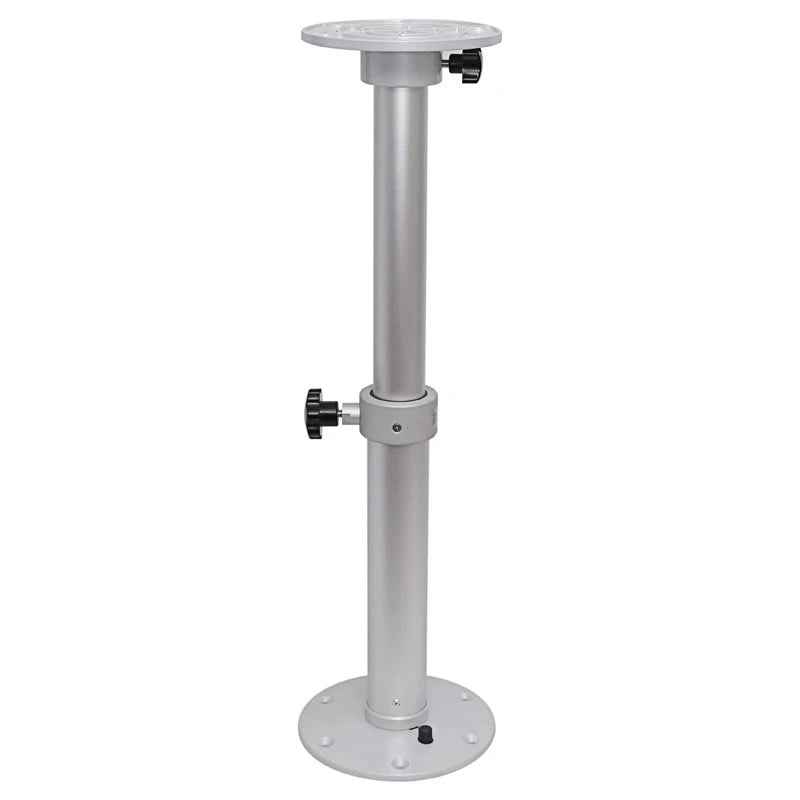 RV Table Leg RV Table Stand Table Pedestal Leg 460 to 700mm Adjustable 360° Rotatable for RV Camper Boat Yacht Home ﻿ Good Vibrations
