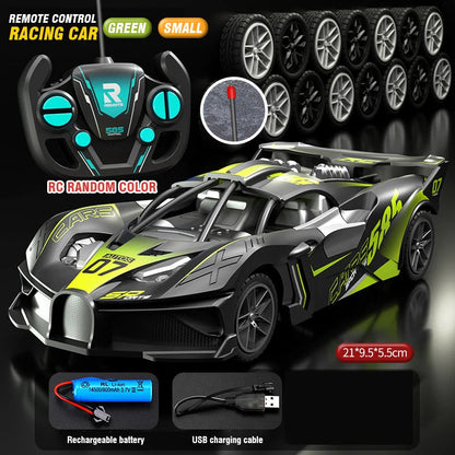 Rc Car 4Ch High-Speed Remote Control Drift Racing Car Electric Sportscar Toy Vehicle Model Toys for Boys Kids Birthday Gift Good Vibrations