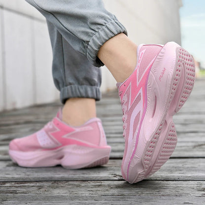 Running Shoes Carbon Board Speciality Marathon Men Sports Breathable Lightweight Women's Comfortable Athletic Nonskid Sneakers Good Vibrations
