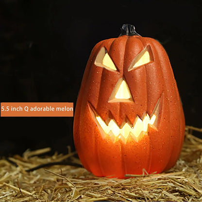 Party Decoration Diy Ornament Holiday Decor Halloween Led Pumpkin Light Jack O Lantern Spooky Carved Pumpkin Lamp 2026 Home Yard Good Vibrations