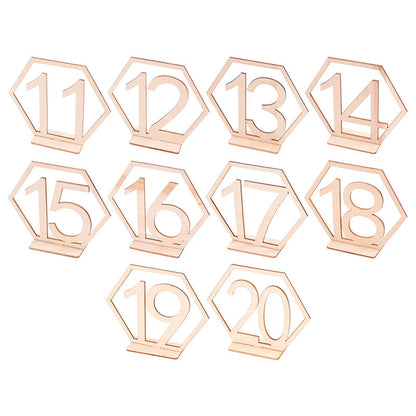 Wedding Number Wooden Table Place Card Rustic Wedding Engagement Reception Seat Decoration Number Signs Event party supplies Good Vibrations