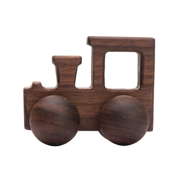 Wooden Cars Toys Maple Diy Crafts for Students Home Activities Montessori Grasping Teething Toy Newborn Birthday Gift Wood Block Good Vibrations