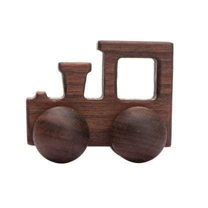 Wooden Cars Toys Maple Diy Crafts for Students Home Activities Montessori Grasping Teething Toy Newborn Birthday Gift Wood Block Good Vibrations
