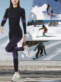 Womens Thermal Underwear Sets Womens Long Johns Underwear Thermal Wear for Women Thermal Set Winter Good Vibrations