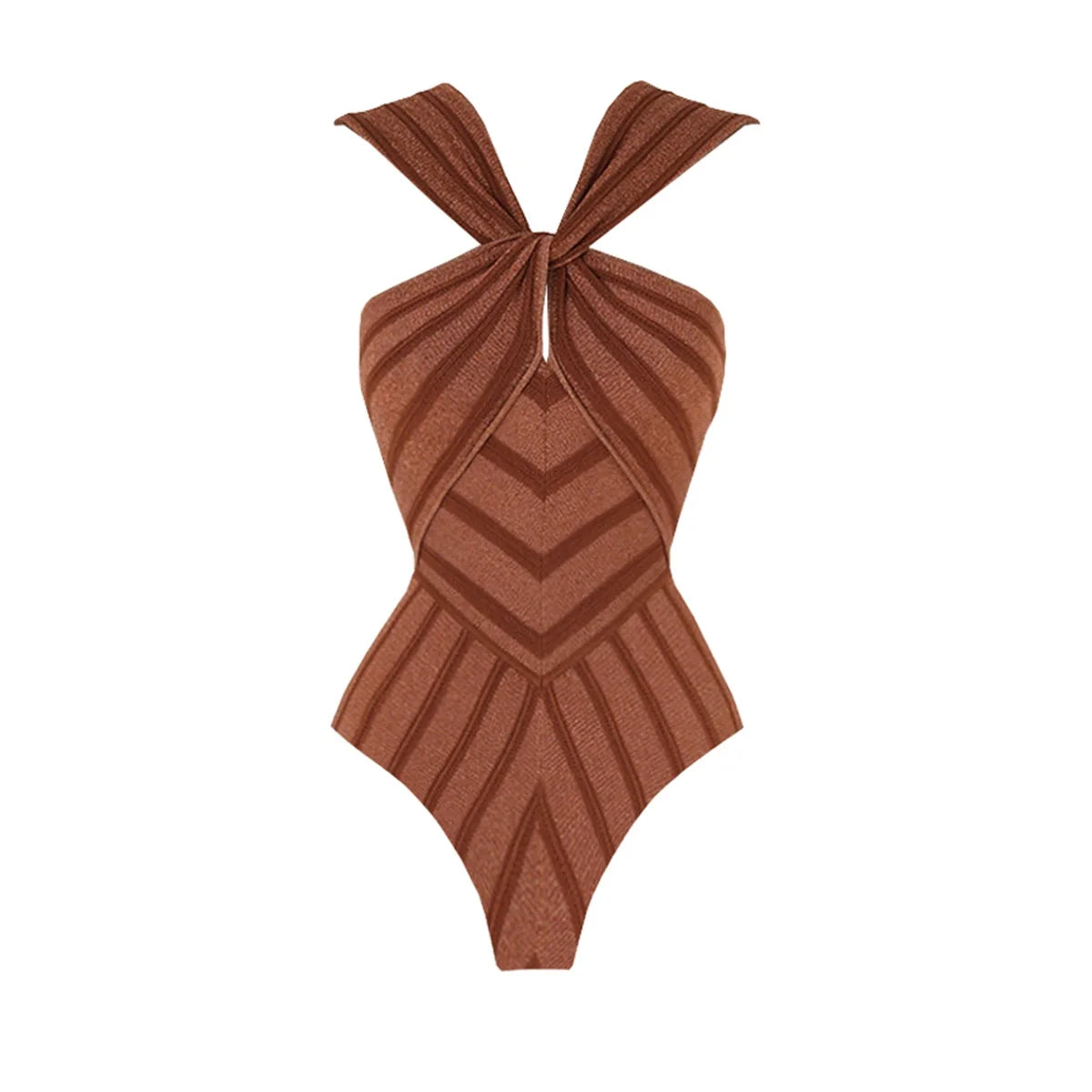 2Pcs Striped Swimsuit With Long Skirt Sexy Women Bikini Push Up Swimwear Halter Biquini Female Bathing Suit Slimming Beachwear Good Vibrations