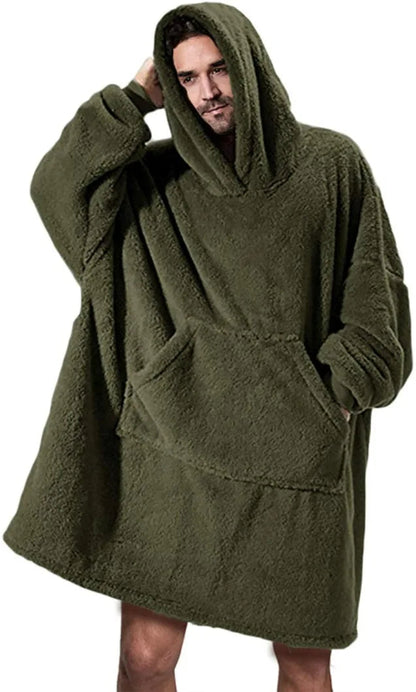 10 Colors Fleece Unisex Loose Hooded Coats Autumn Winter Add Velvet Lover Men And Women Pullover Sweatshirt FYY-9008 Good Vibrations