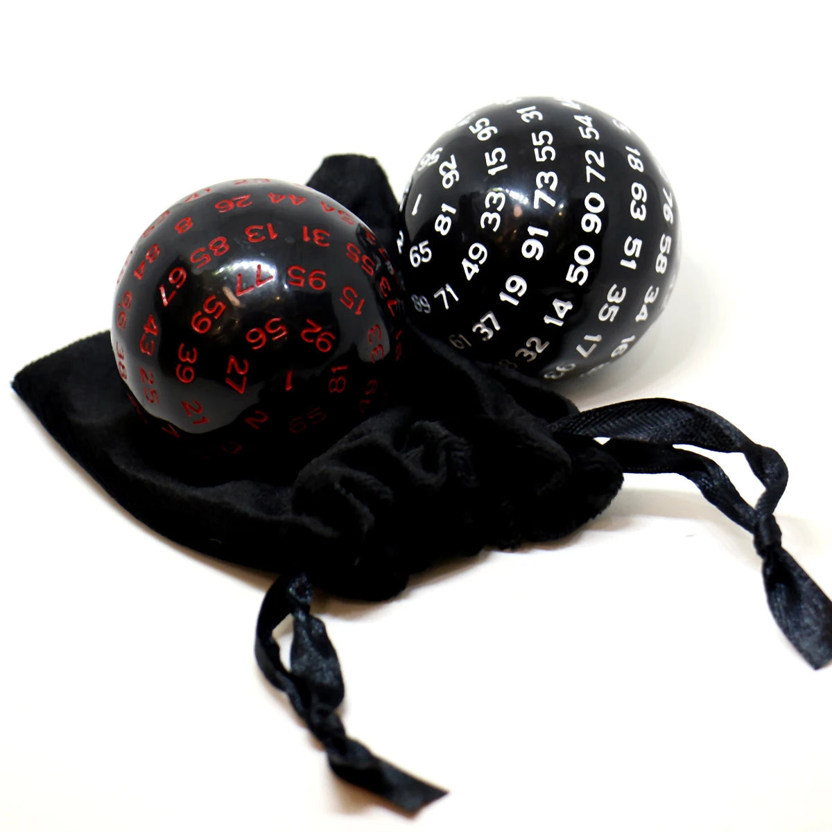 1pc D100 Dice, Board Game Dice, Polyhedral Table Game Dice Role-Playing RPG Dice, Games and Hobbies, With Velvet Bag Good Vibrations