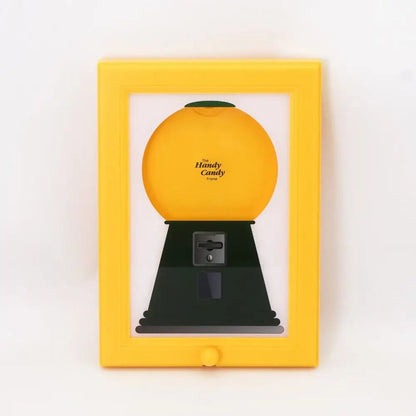 Creative Candy Dispenser Picture Frame Dust-proof Moisture-proof Hanging Handy Candy Frame Rotating Funny Good Vibrations