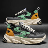 2025 Trendy Sneakers for Men Shoes Summer Outdoor Wear-Resistant Casual Sports Skateboard Shoes Fashion Breathable Shoes Good Vibrations