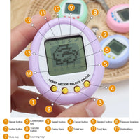 2018 Hot Tamagotchies Electronic Pets Toys 90S Nostalgic 49 Pets in One Virtual Cyber Pet Toy Funny Tamagochi Good Vibrations