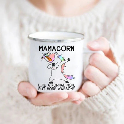 Mothers Day Gift for mom Mommy Birthday Gifts Best Mom Ever Mug Mommy Coffee Mugs Mother drink cup tea enamel cups Good Vibrations Adult Super Store