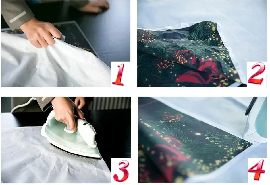 Christmas Tree Door Cover and Santa Claus  Festive Holiday Decoration, Winter themed photography Versatile Hanging for Entrance Good Vibrations