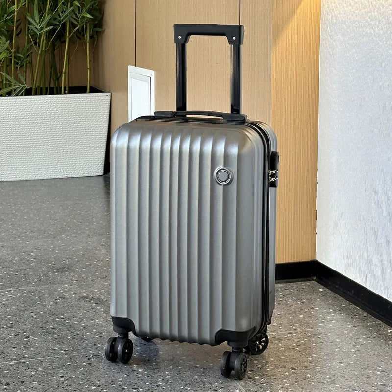 New 20inch Luggage, Carry-On Trolley Case, Pc Thickened Hard Shell Material, High-Strength Compression Resistance, Suitable for Both Men and Women Good Vibrations