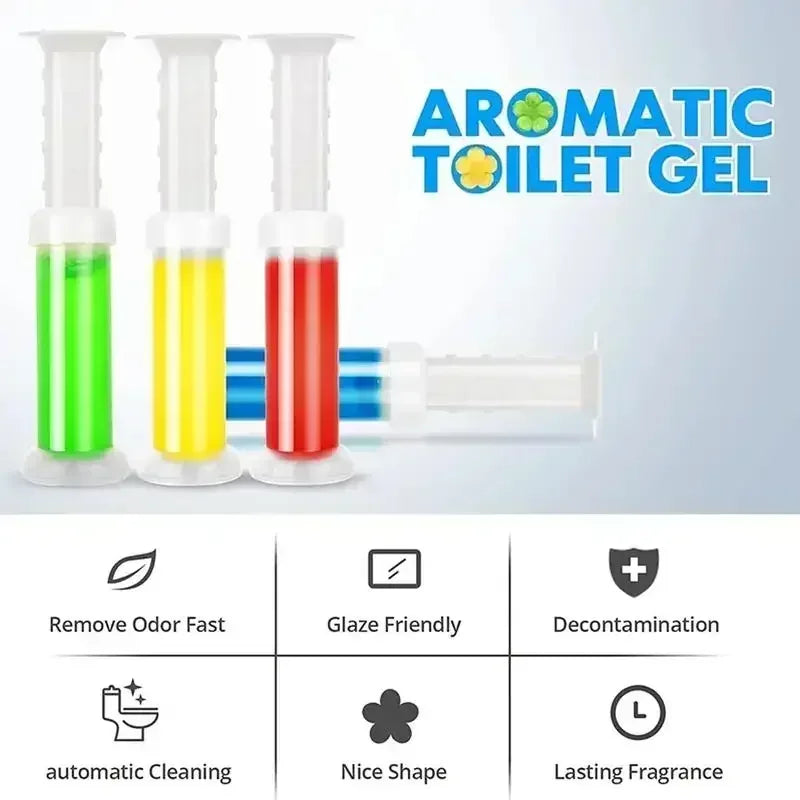 Toilet Cleaner Gel Stick Tablet Products Liquid Fragrance Cleaning Deodorization Odor Lasting  Solid  Aromatherapy Air Freshener Good Vibrations