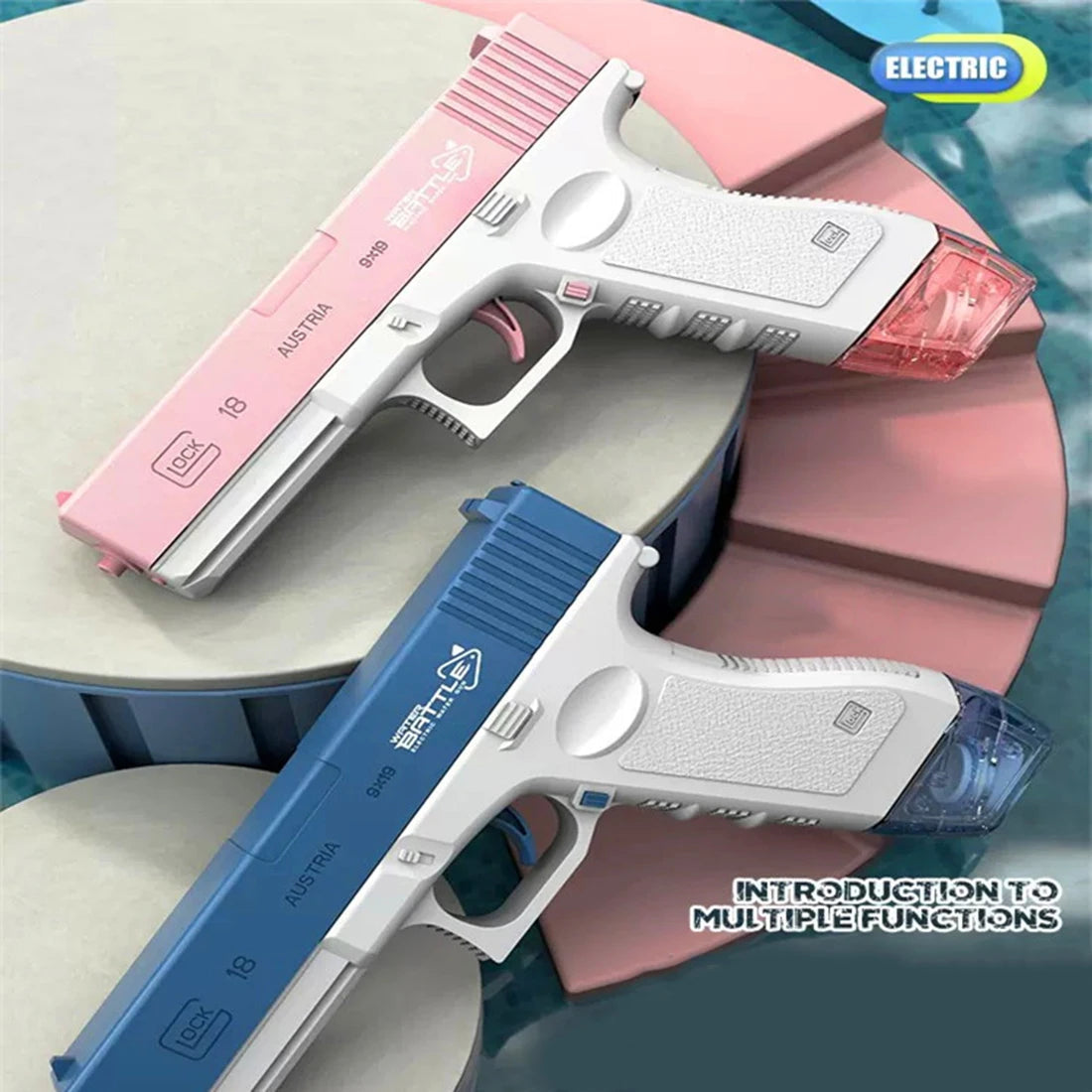 Electric Water Gun Toys Bursts Children's High-pressure Strong Charging Energy Water Automatic Water Spray Children's Toy Guns Good Vibrations