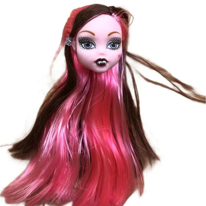 Monstering High Doll Toy Head No Hair Doll  Heads DIY Plants Hair Head Doll Bald Heads Original Rare Collection Head Toys Good Vibrations