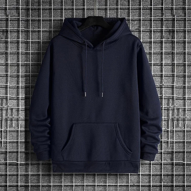 2026 New in Men's Sportswear Solid Color Hoodie + Sweatpants Urban Casual Fashion Tracksuit Fall/winter Comfort Warm Soft Outfit Good Vibrations