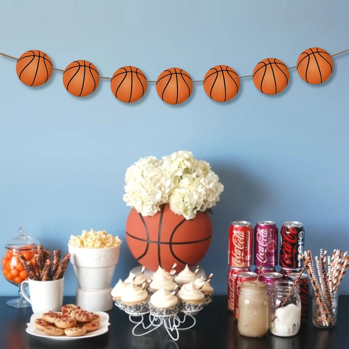 Basketball Party Banner Decor Basketball Hoop Banner Garland Decor Happy Birthday Decor Basketball Birthday Decoration Banner Good Vibrations