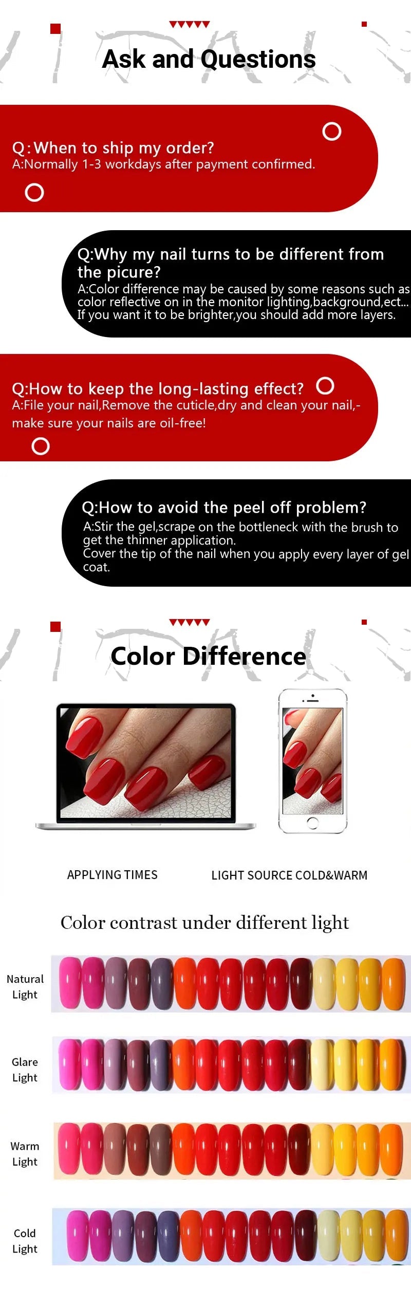 LILYCUTE 7ml Crackle Gel Nail Polish Quick Dry Marble Cracking Effect Gel Semi Permanent Soak Off Nail Art Varnish Manicure Good Vibrations